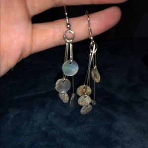 Handmade Unique Dangly Shell Earrings